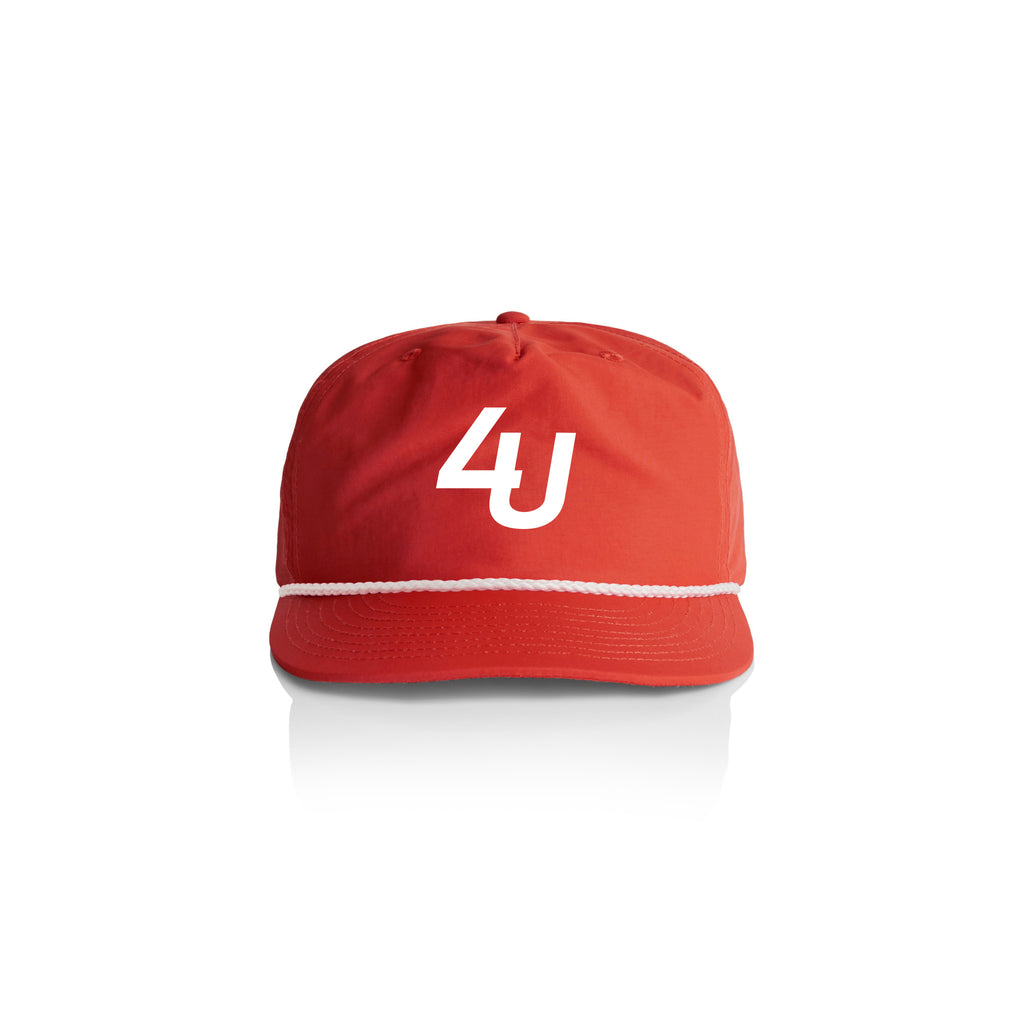 Four Under Lightweight Golf Cap – Powder White Front 