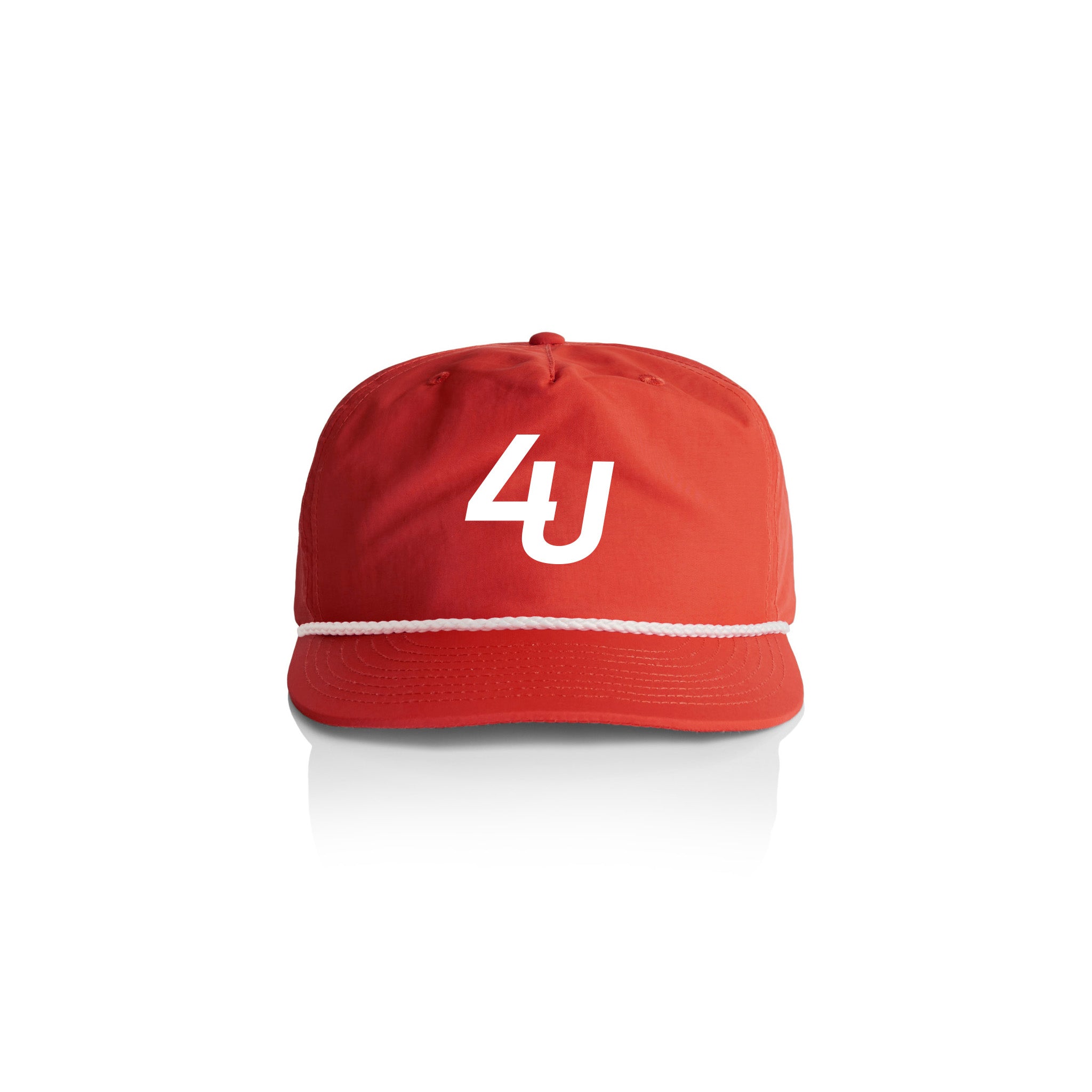 Four Under Lightweight Golf Cap – Powder White Front 