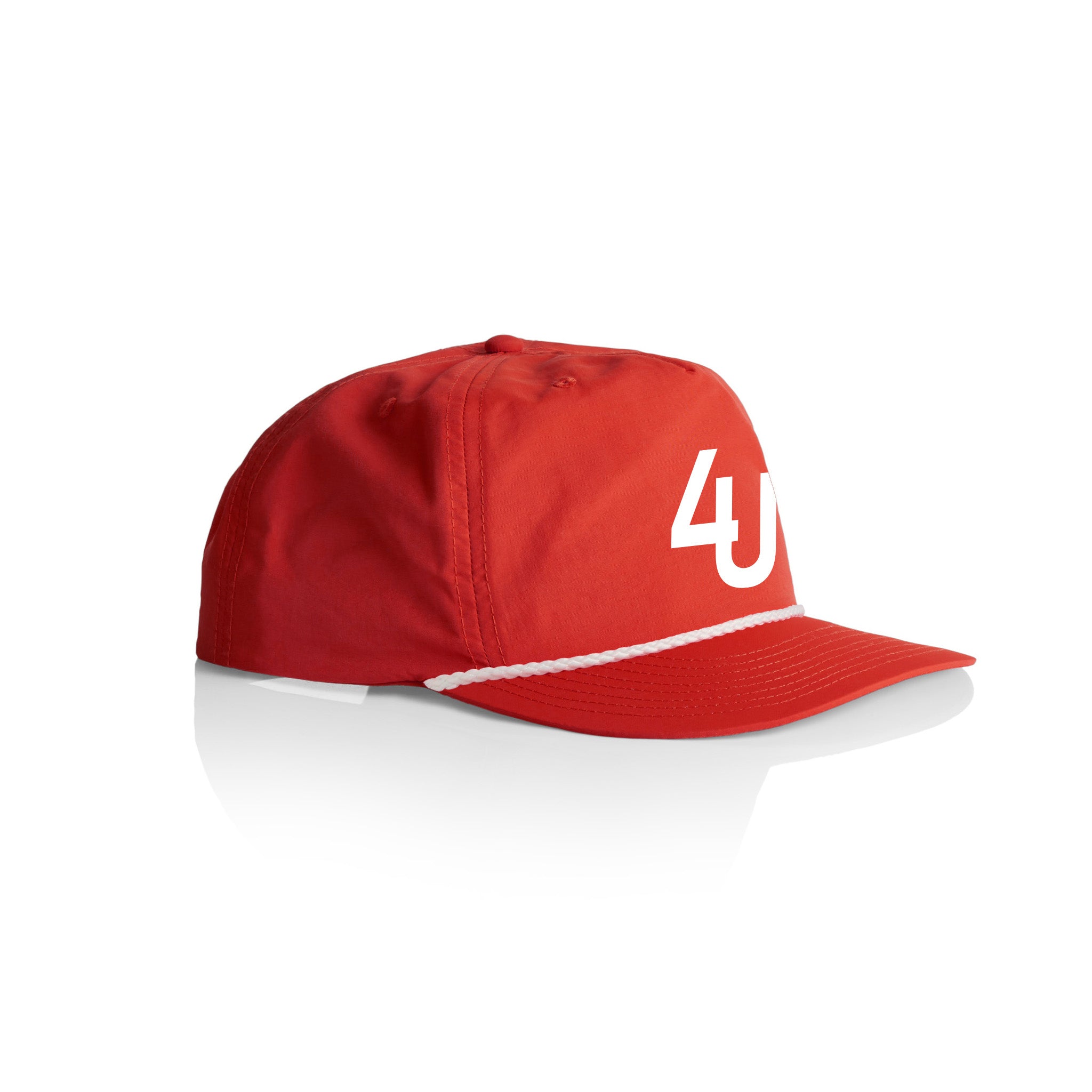 Four Under Lightweight Golf Cap – Powder White Side