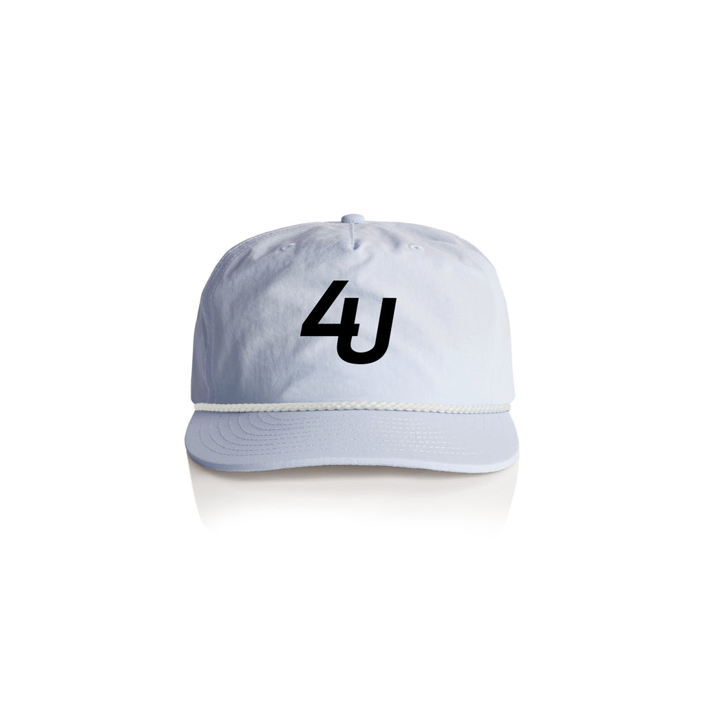 Four Under Lightweight Golf Cap – Powder White Front