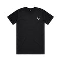 Four Under Golf Leisure Tee – Black Front 