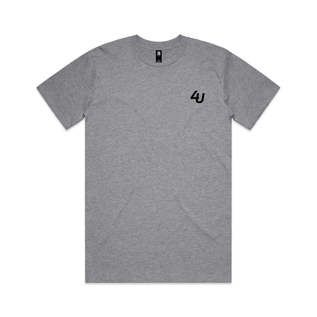 Four Under Golf Leisure Tee – Grey Marle
