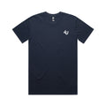 Four Under Golf Leisure Tee – Midnight Blue Front 