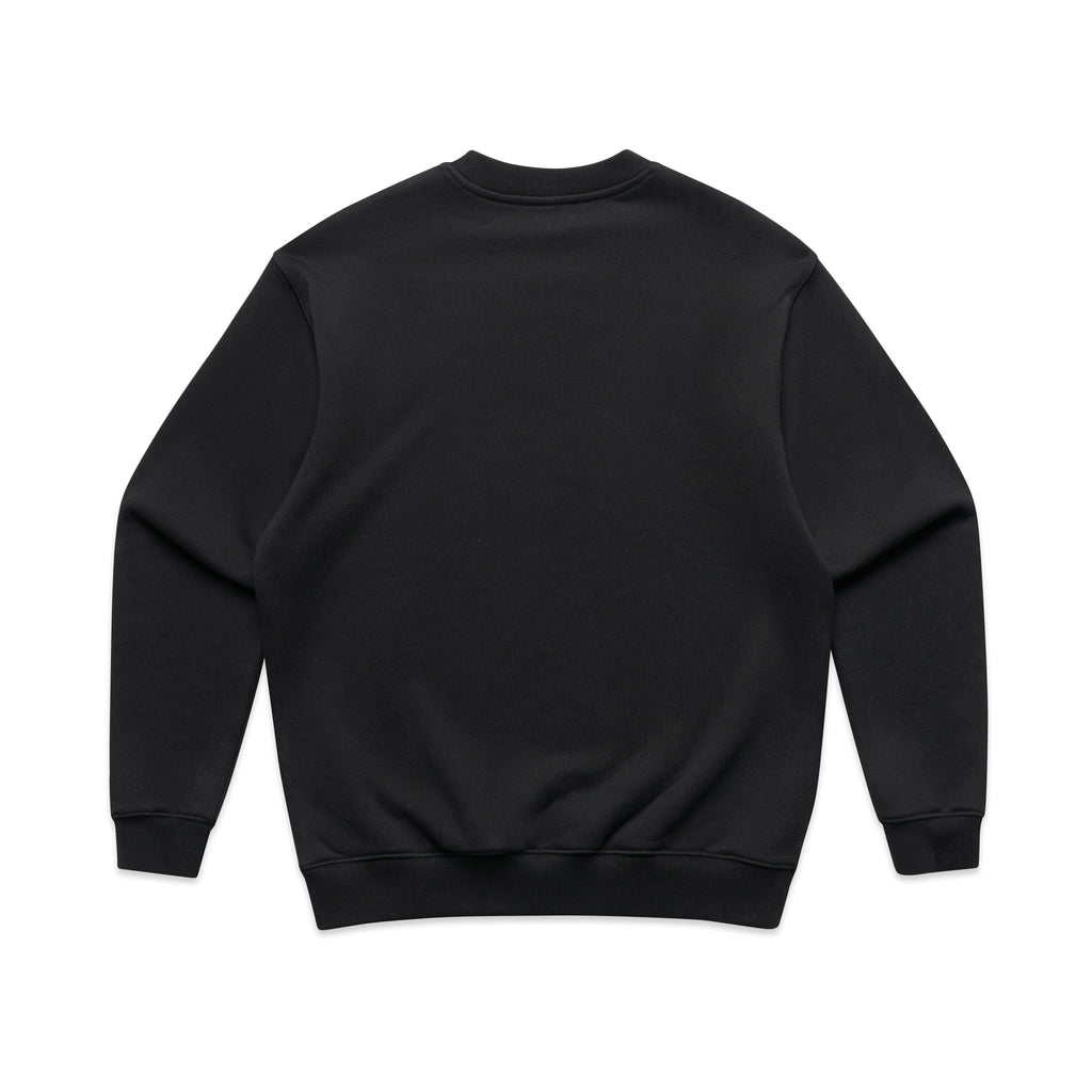 Four Under Golf Leisure Crew Jumper  - Black Back
