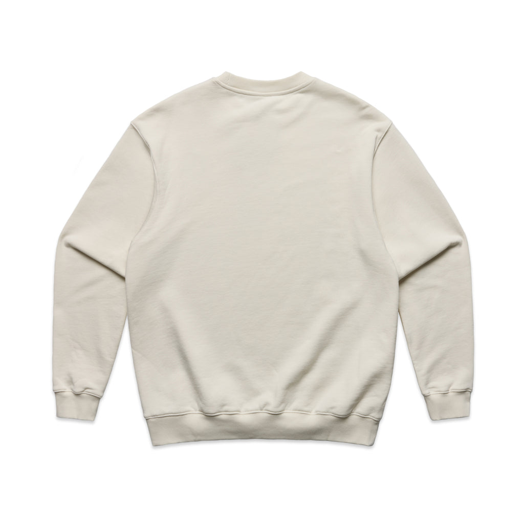 Four Under Golf Leisure Crew Jumper   - Natural Back