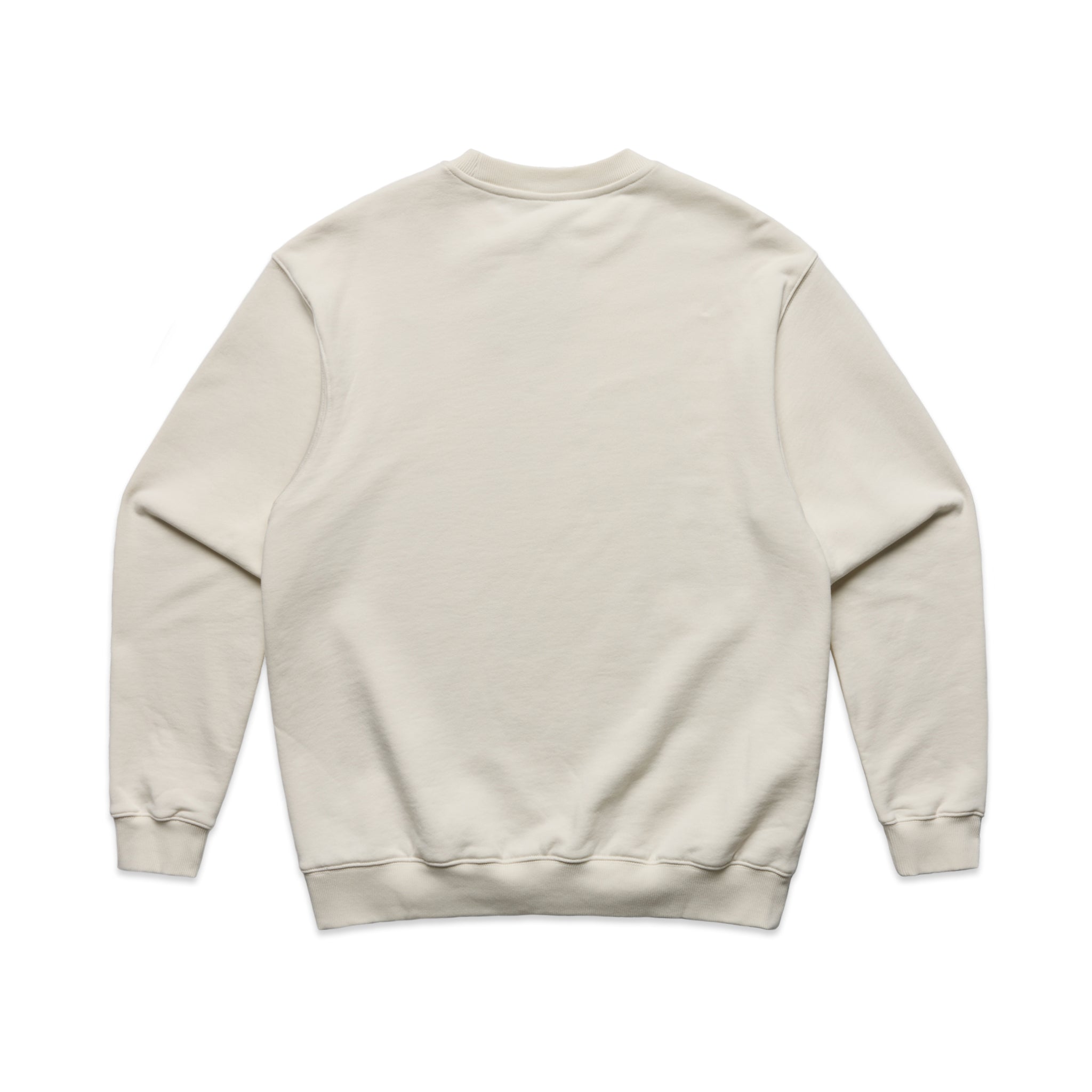 Four Under Golf Leisure Crew Jumper   - Natural Back