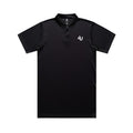 Four Under Core Golf Performance Polo - Black Front 