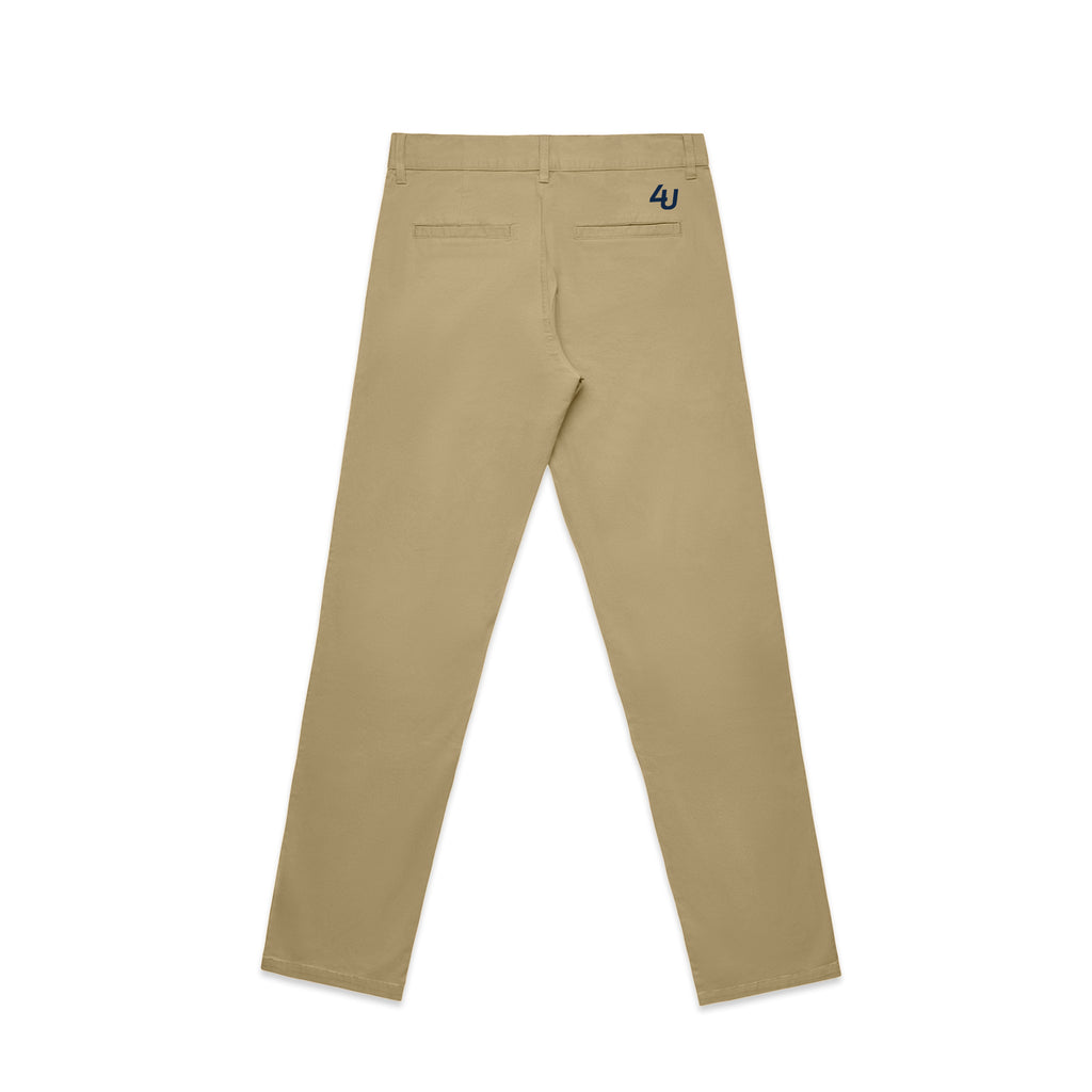 Four Under Golf Chino Pant – Khaki Back