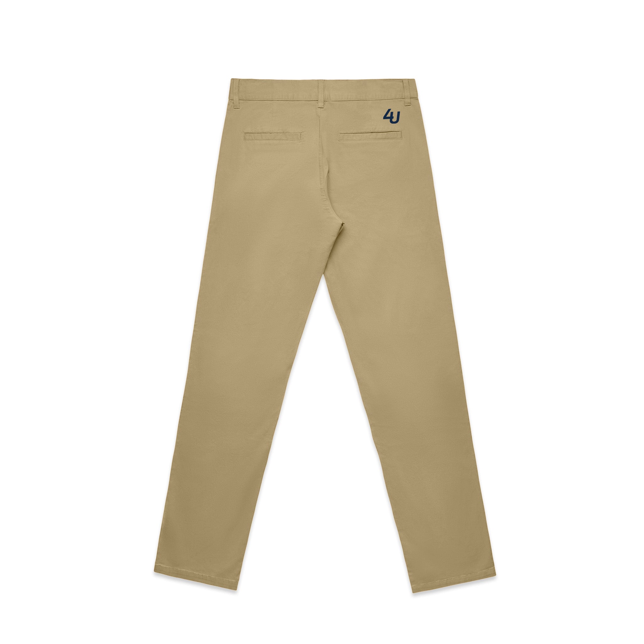 Four Under Golf Chino Pant – Khaki Back
