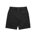 Four Under Golf Leisure Canvas Short - Black Front 