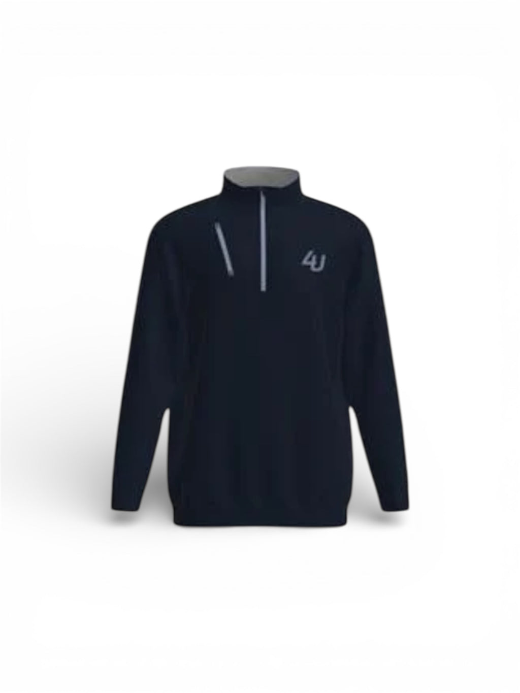 Four Under Golf Performance ¼ Zip – Navy Front 