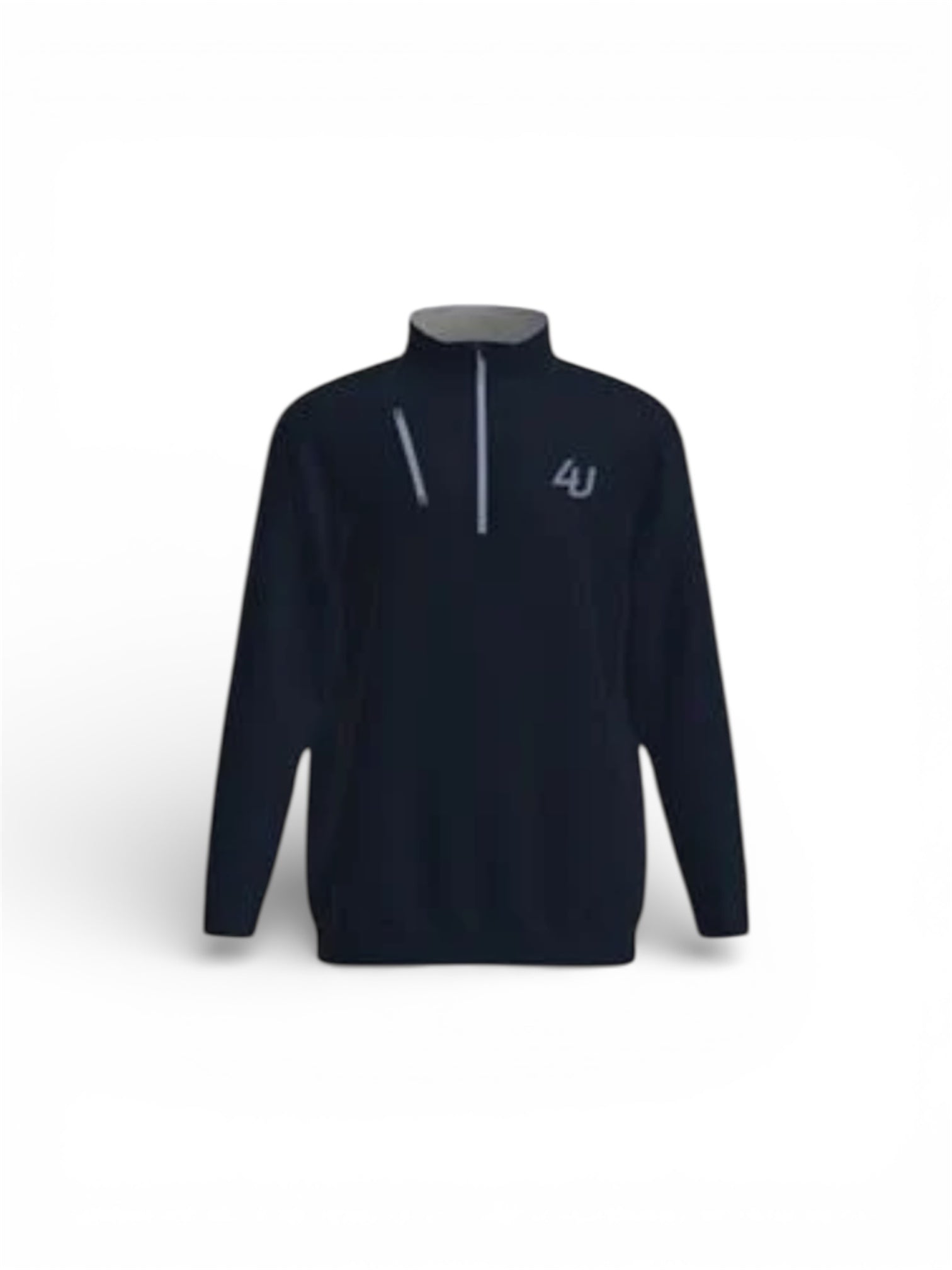 Four Under Golf Performance ¼ Zip – Navy Front 