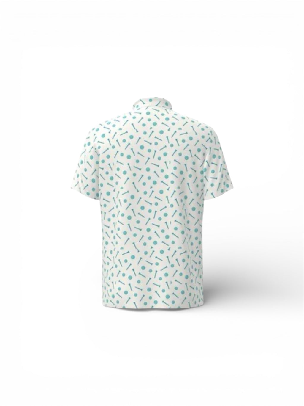 Four Under Golf Performance Polo – Tee & Ball Back