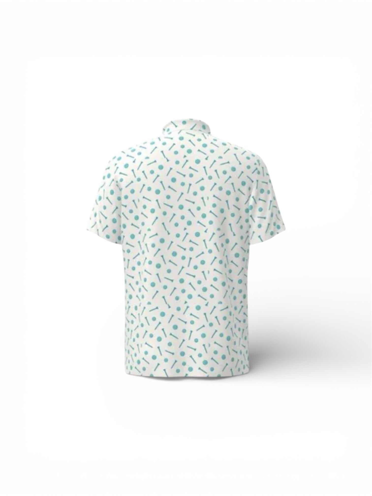 Four Under Golf Performance Polo – Tee & Ball Back