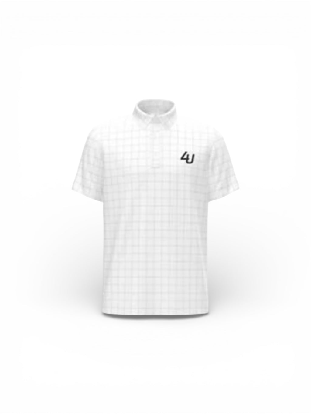 Four Under Golf Performance Polo – Check Front 
