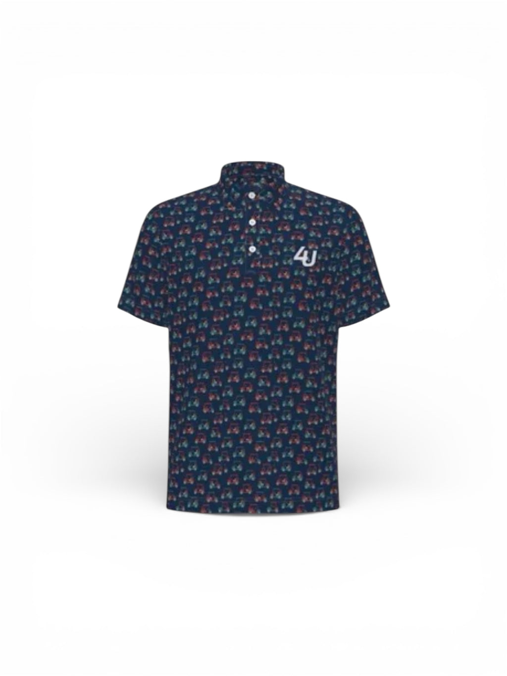 Four Under Golf Performance Polo – Cart Front