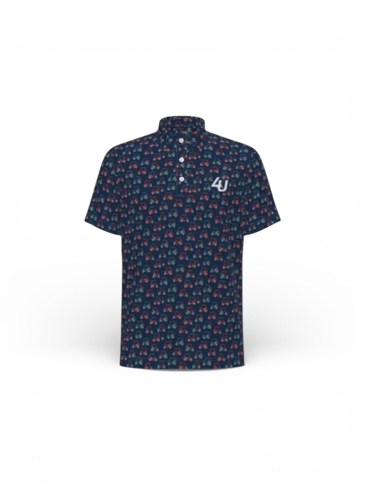 Four Under Golf Performance Polo – Cart Front