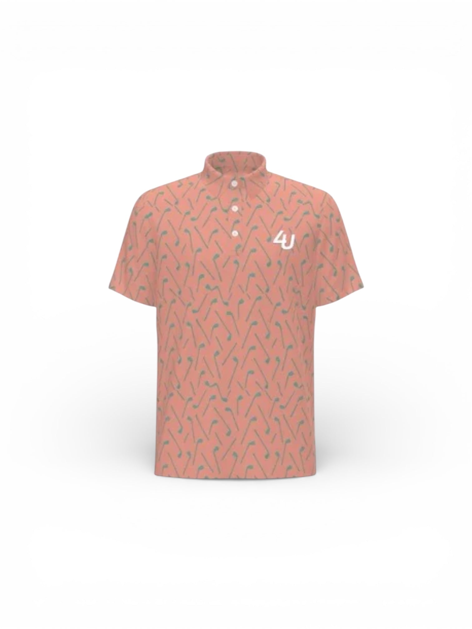 Four Under Golf Performance Polo – Club Front 